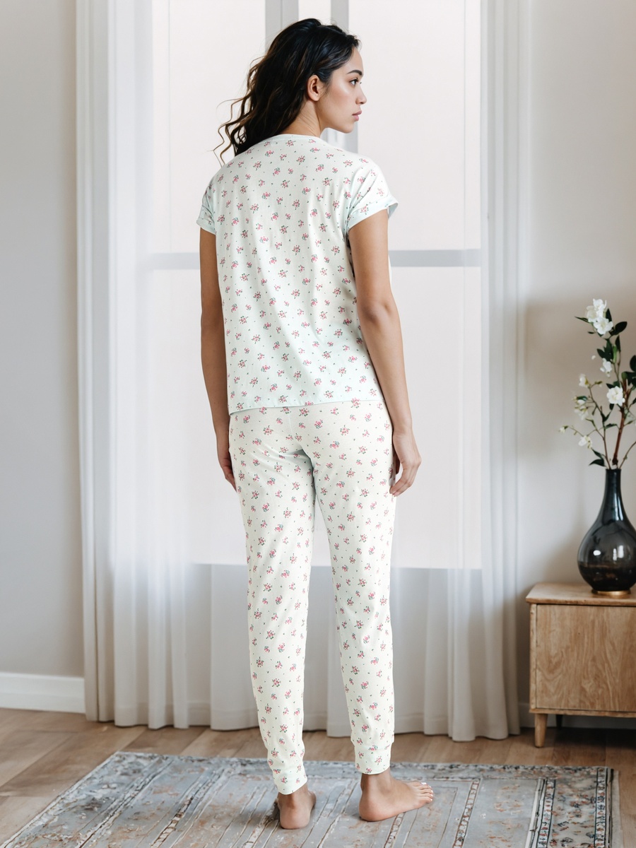 Printed Maternity Pyjama Set