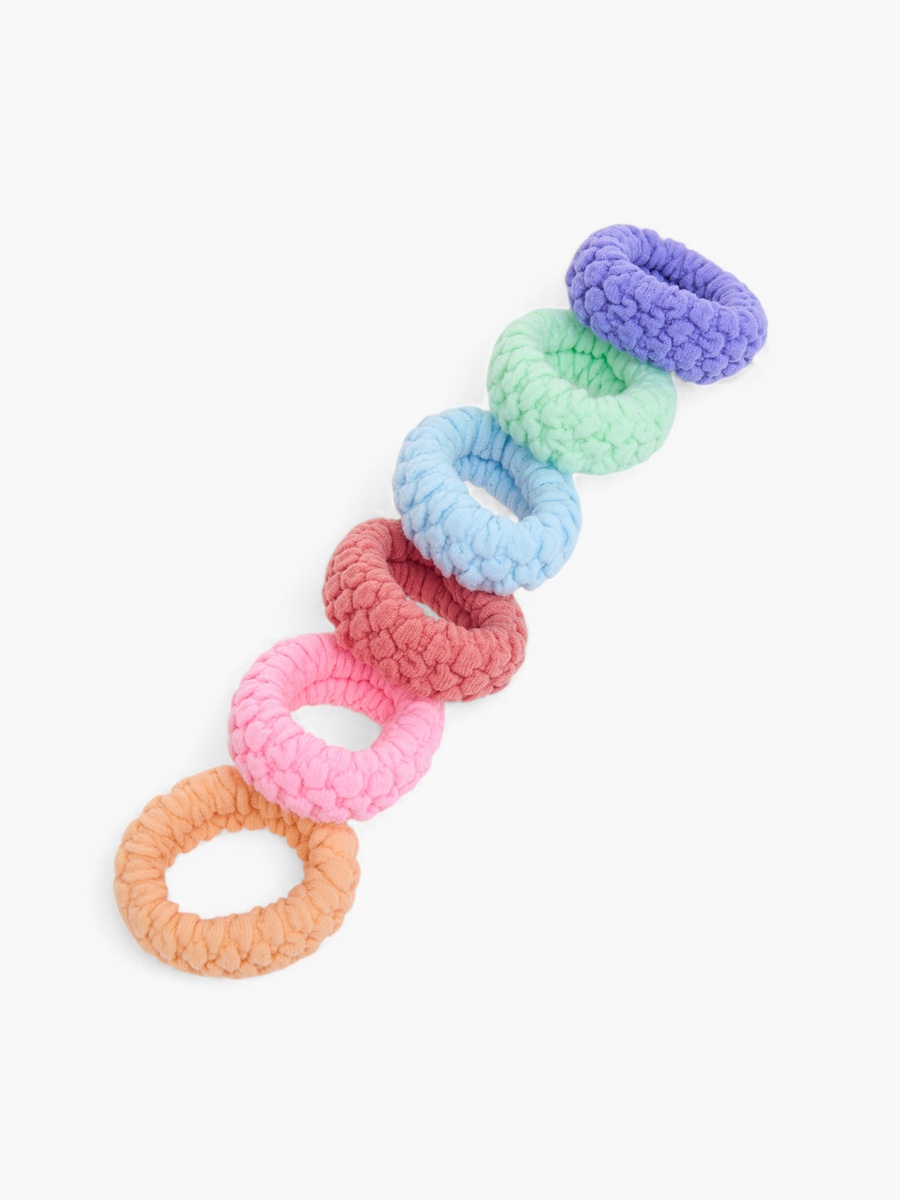 Set of 6 - Textured Hair Tie