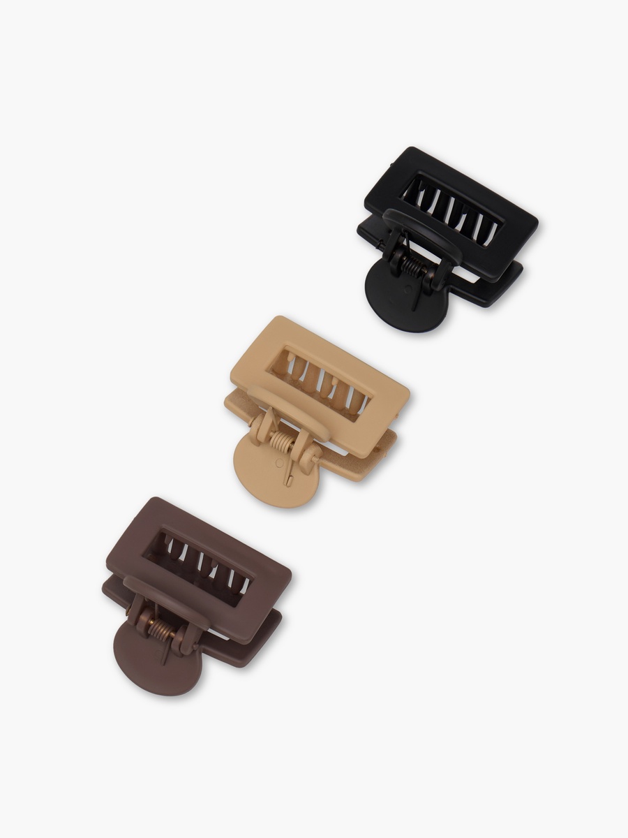 Solid Hair Clamp - Set of 3