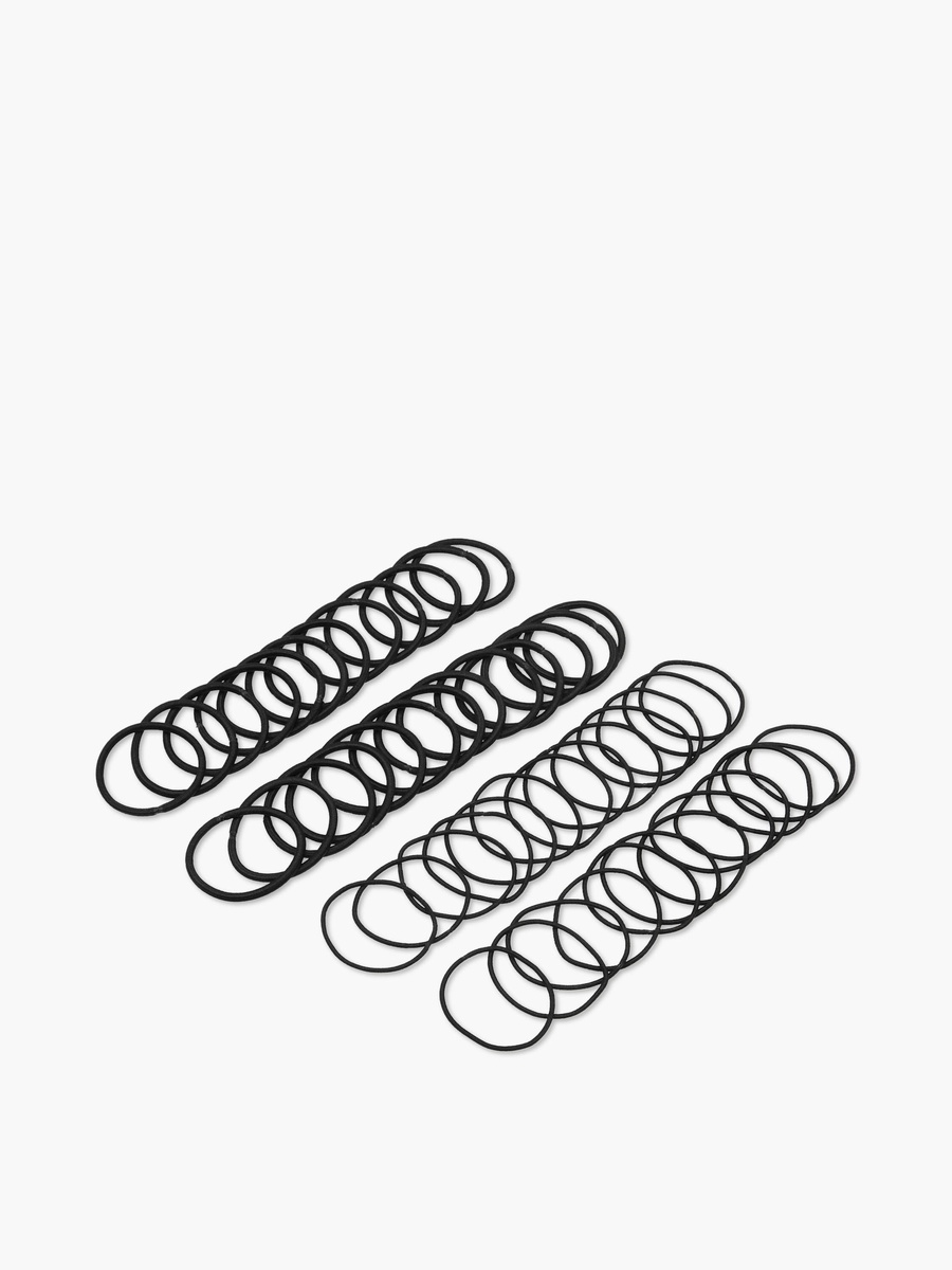 Solid Elasticated Hair Tie - Set of 50