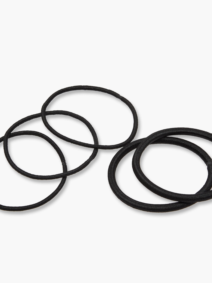 Solid Elasticated Hair Tie - Set of 50