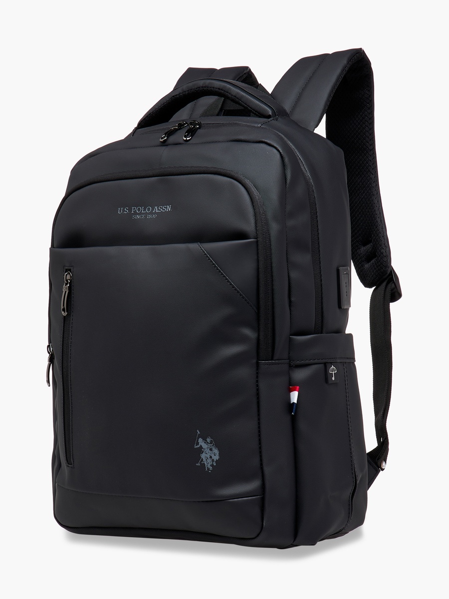 Textured Backpack with Adjustable Straps and Zip Closure - 71x47x41 cm