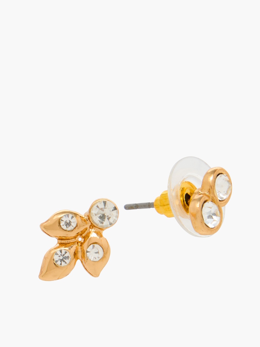 Metallic Earrings with Pushback Closure - Set of 15