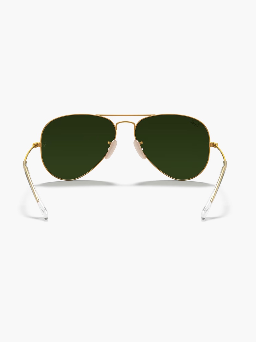 Matte Arista Full Rim Aviator Sunglasses with Nose Pad