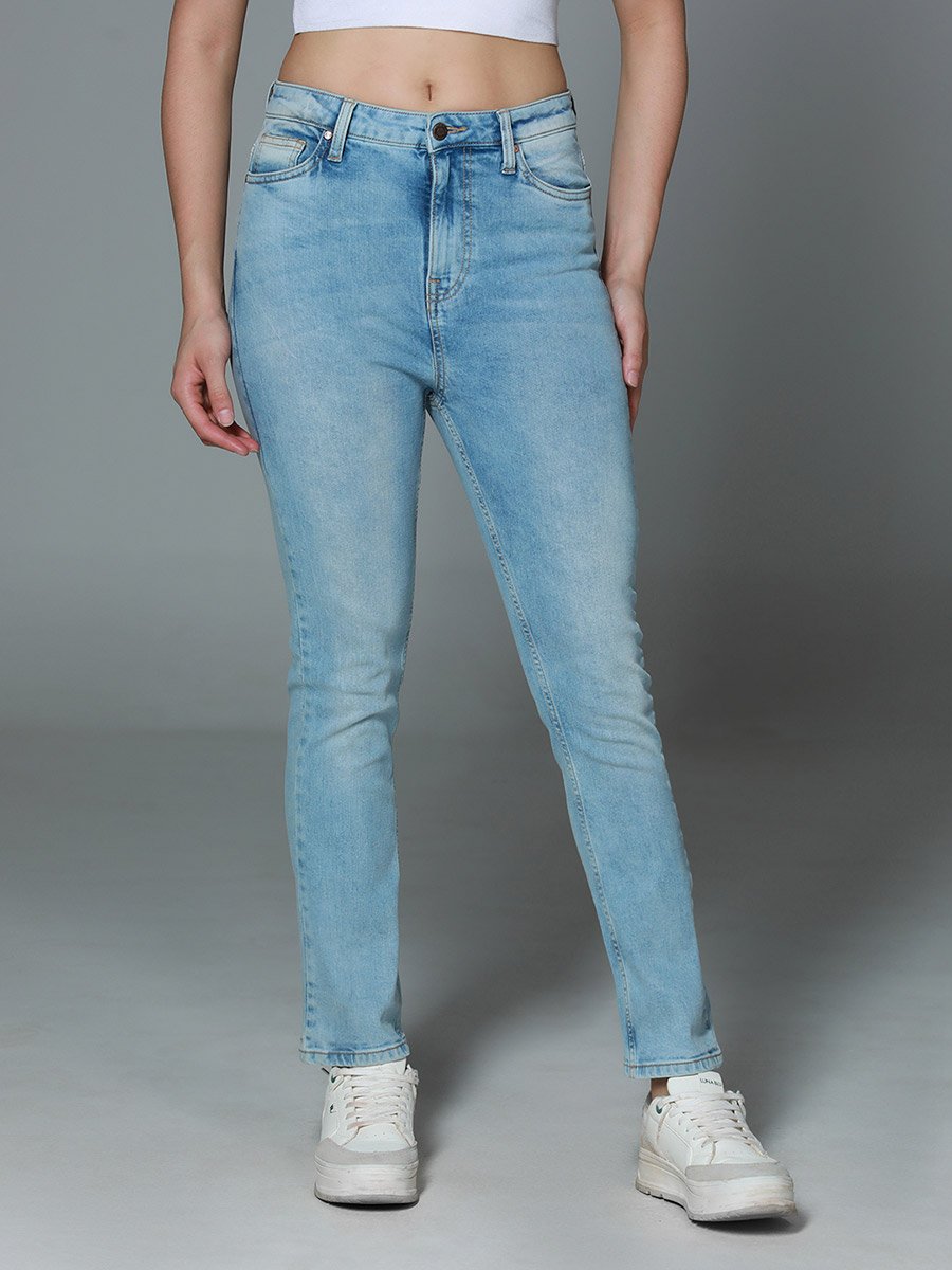 Women High Rise Slim Fit Jeans