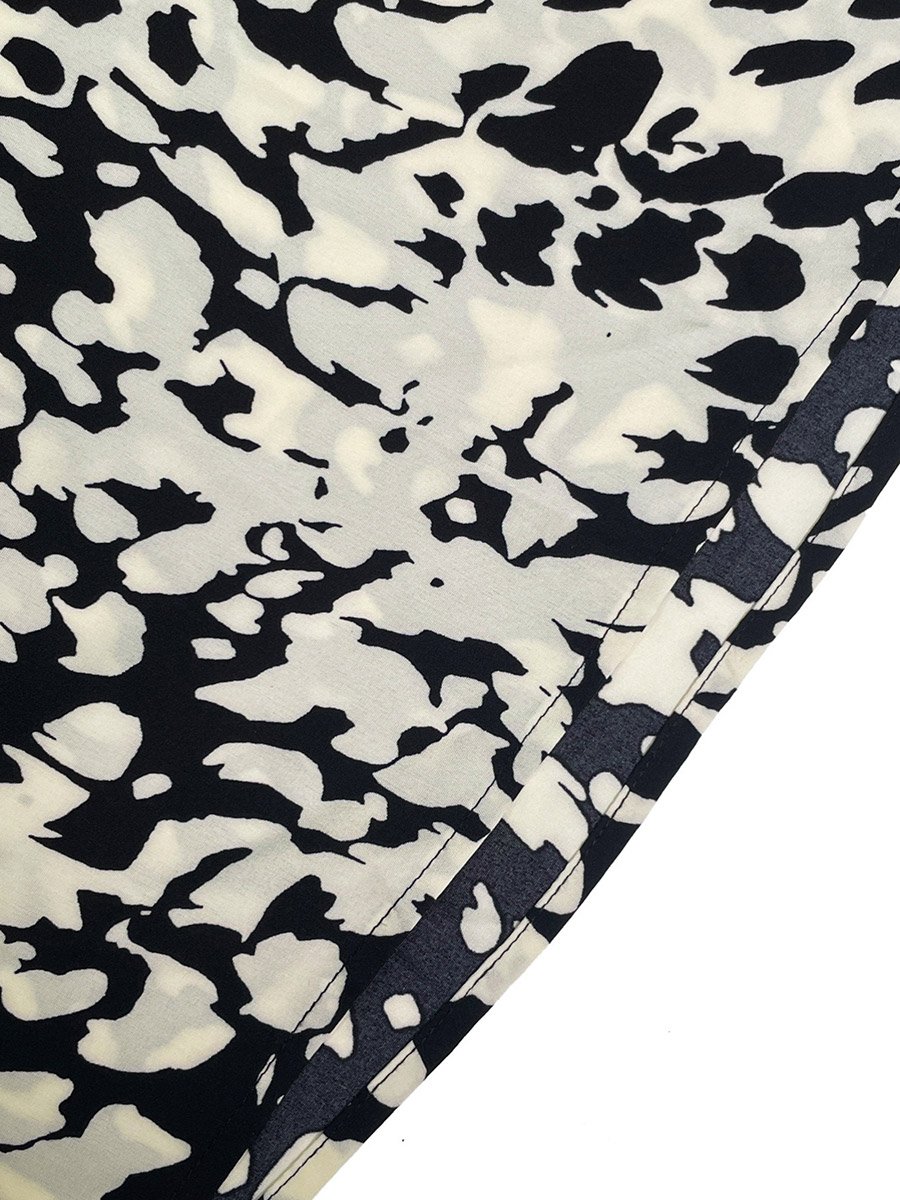 Women All-Over Printed Collared Belted Midi Dress