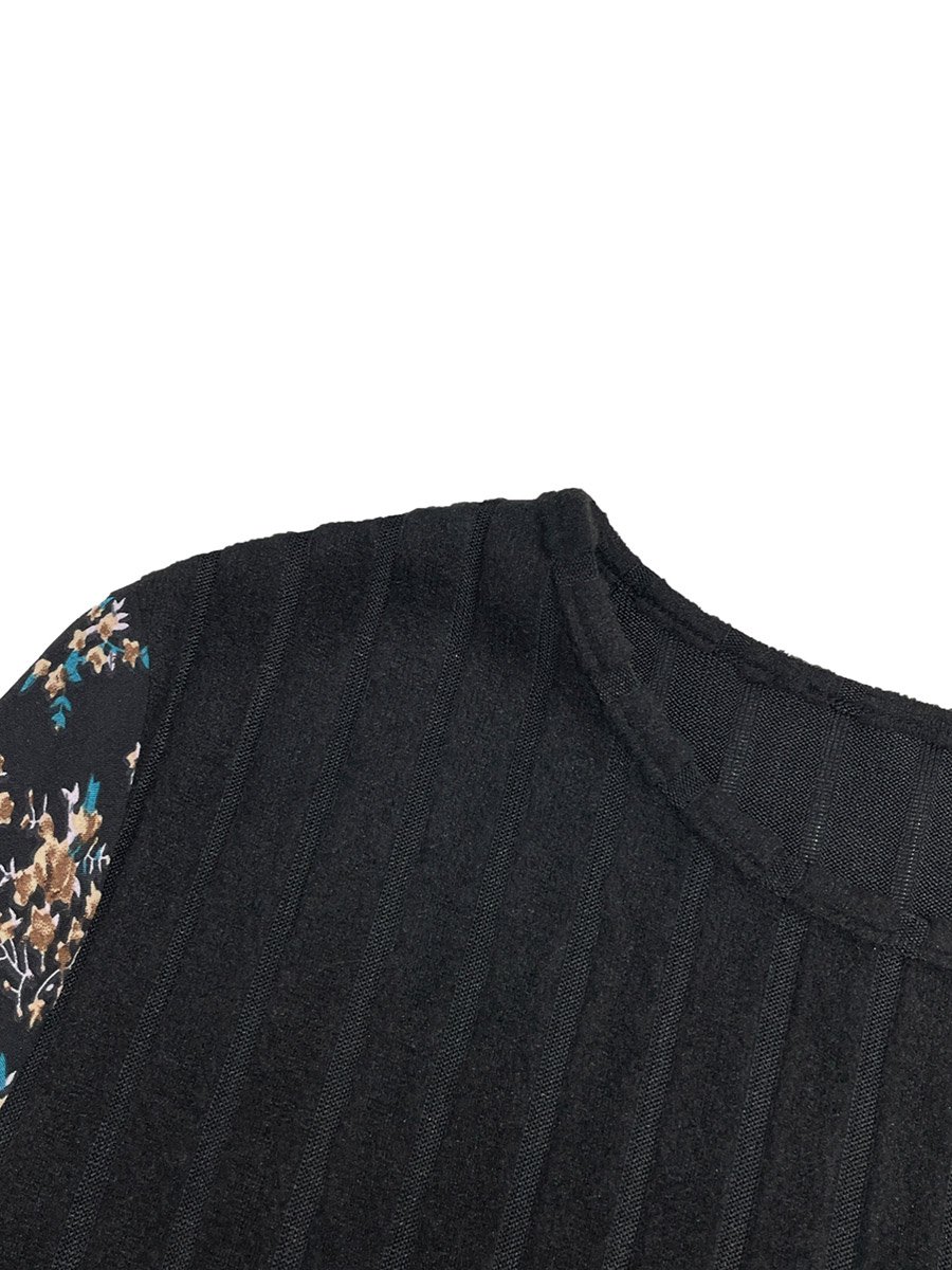 Women Floral Printed Long Sleeve Mini Dress