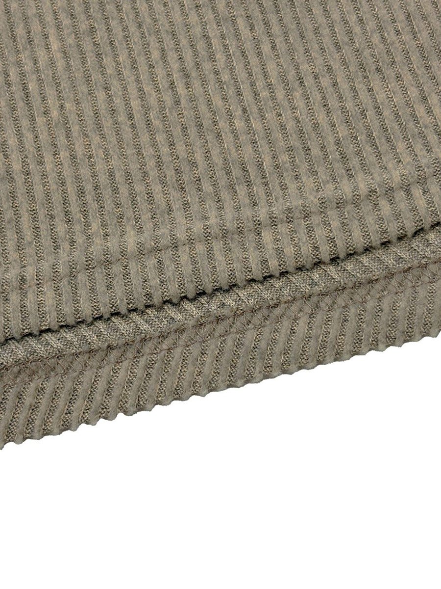Women Grey Knit Top with Drape Neck