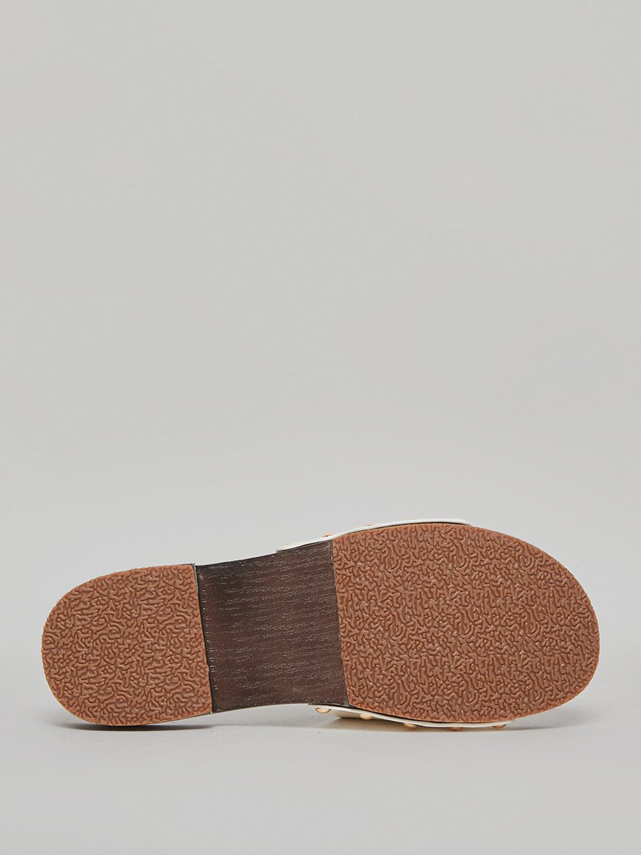 Patent Clog Mules