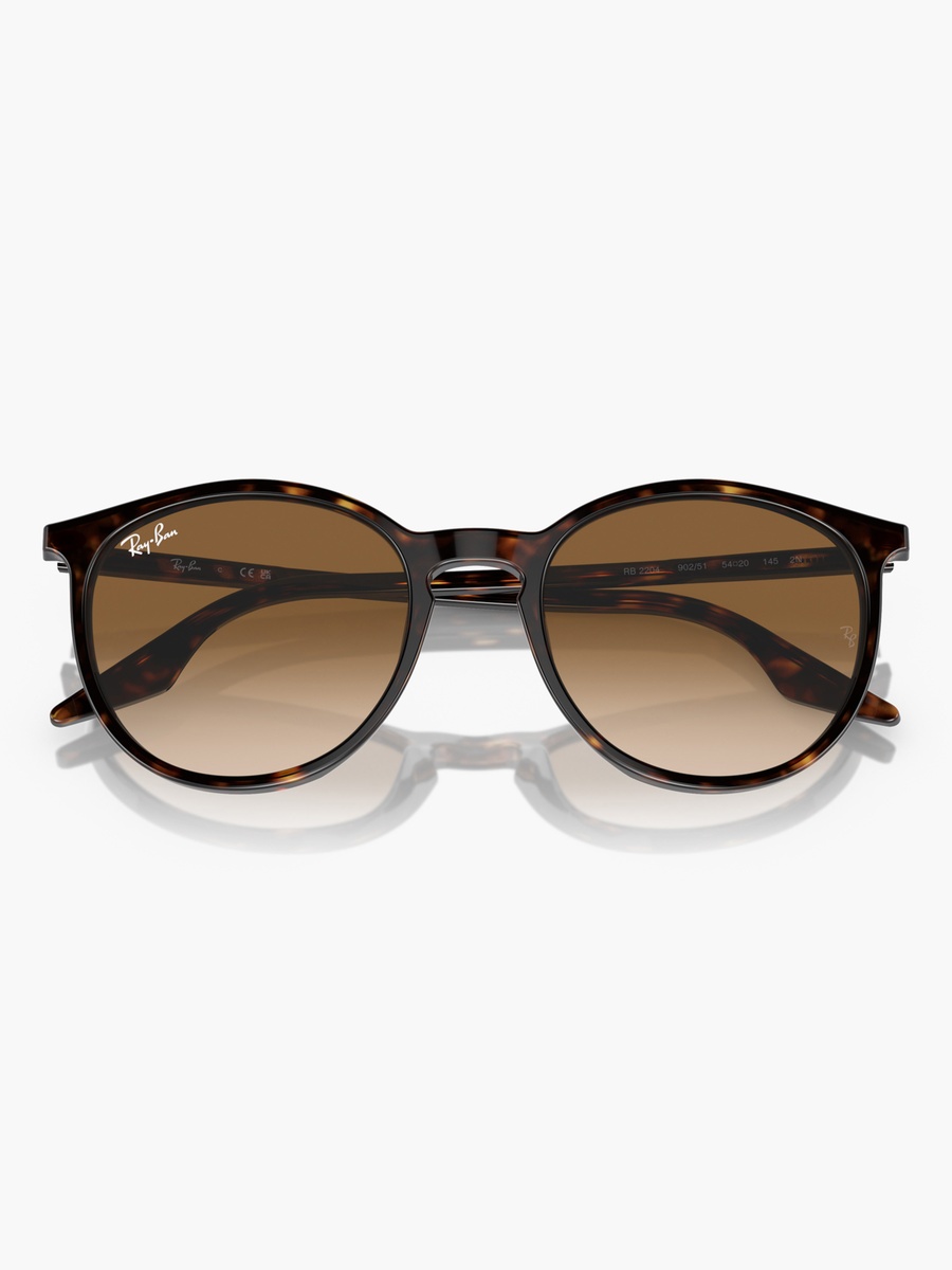 Havana Tinted Full Rim Sunglasses
