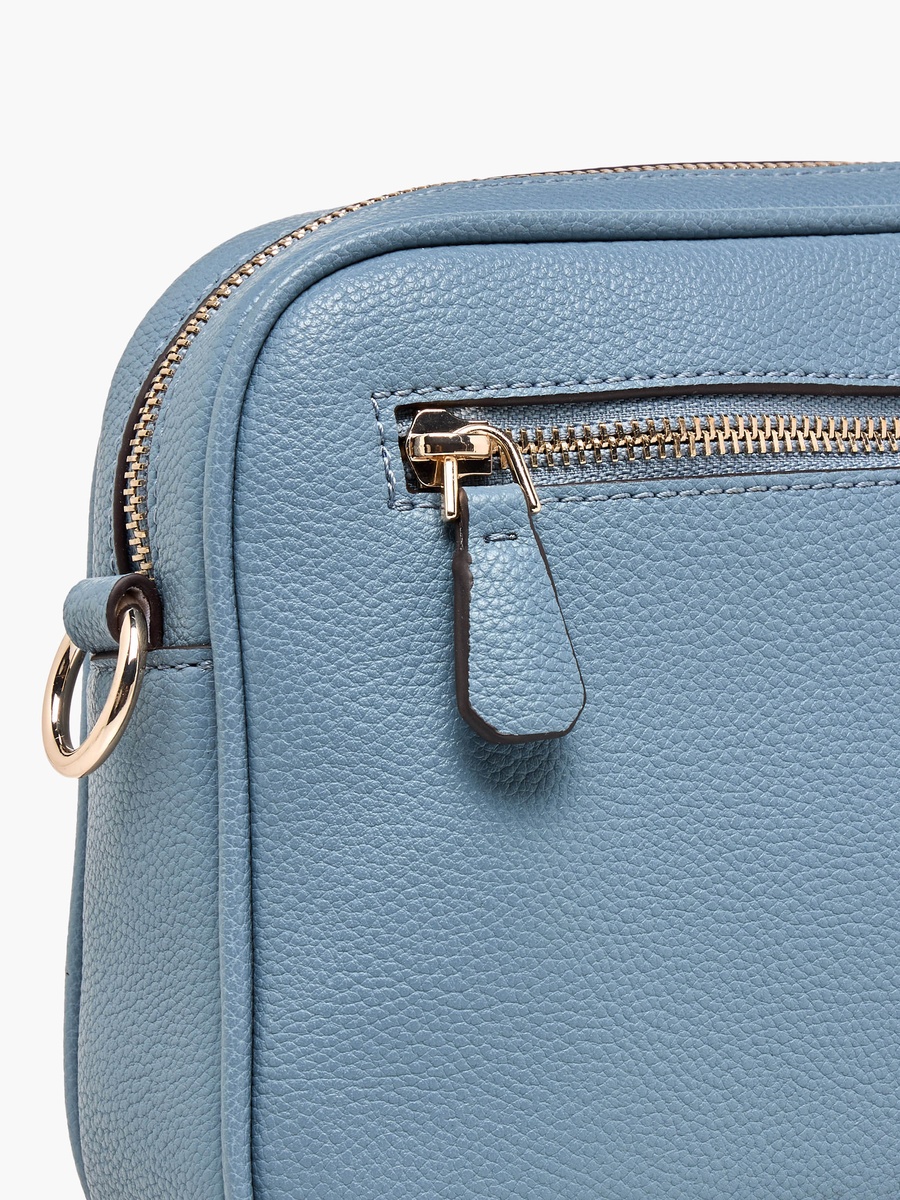 Emiliya Girlfriend Textured Crossbody Bag with Adjustable Strap