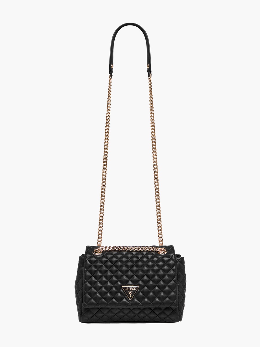 Cresidia Quilted Crossbody Bag with Chain Strap