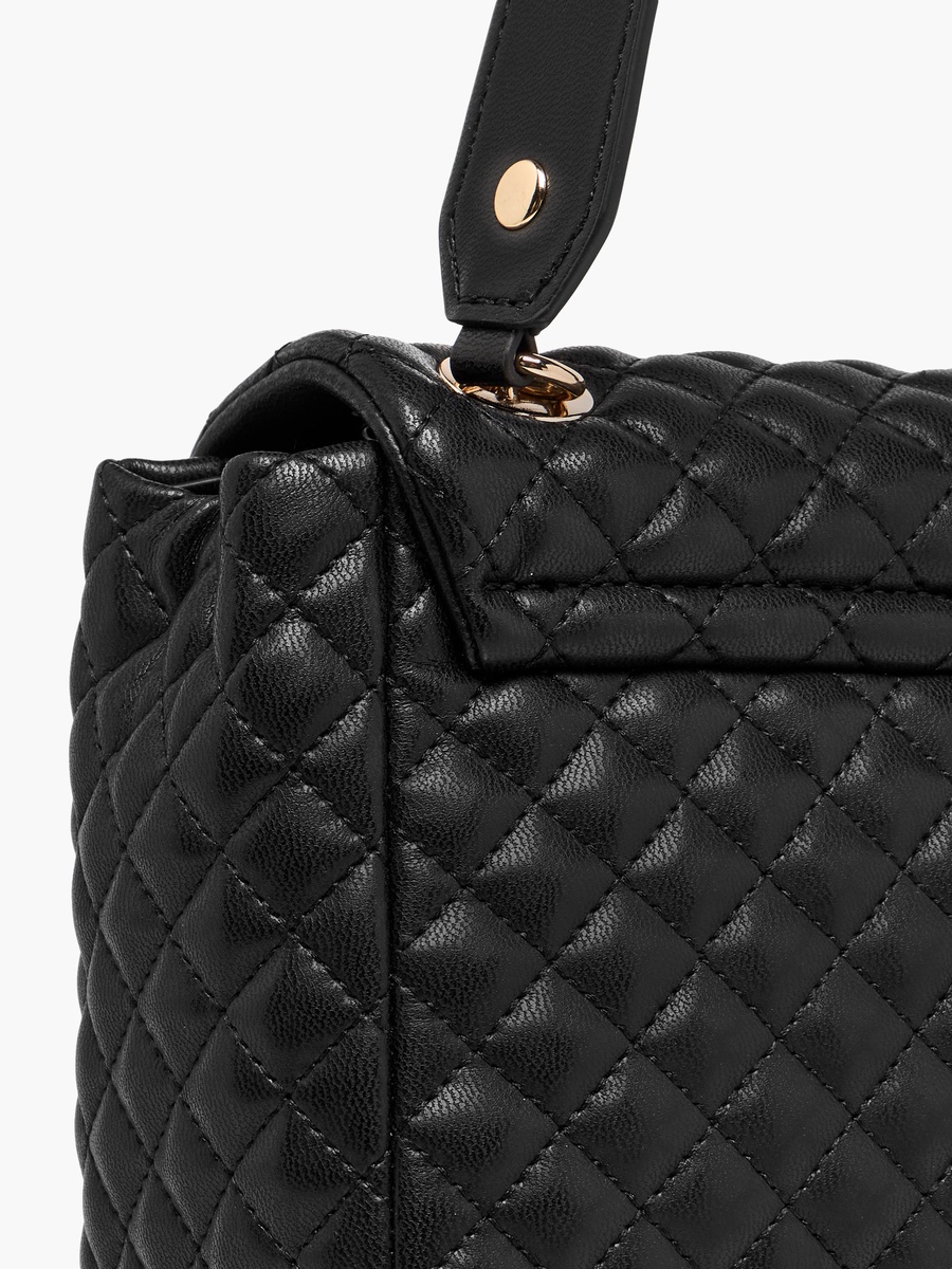 Cresidia Quilted Crossbody Bag with Chain Strap