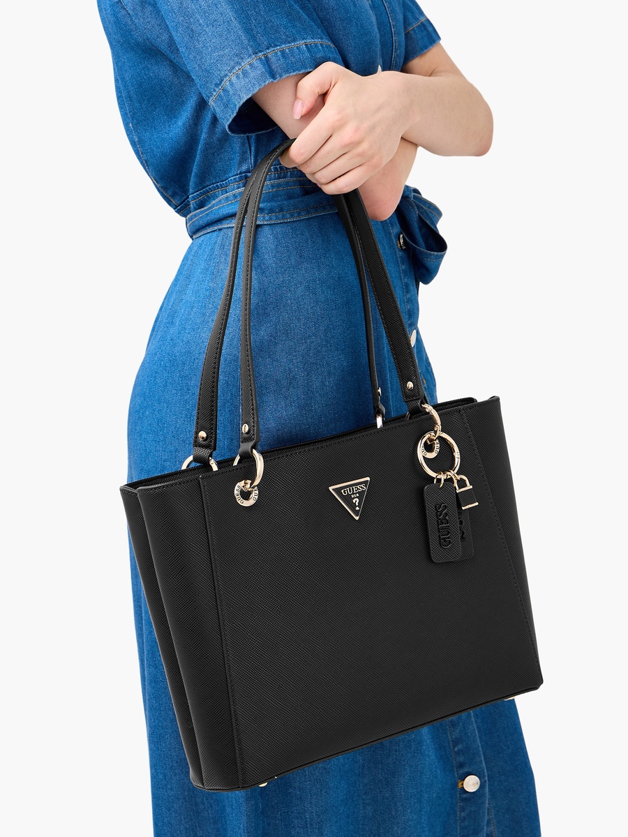 Noelle Noel Textured Tote Bag with Double Handle