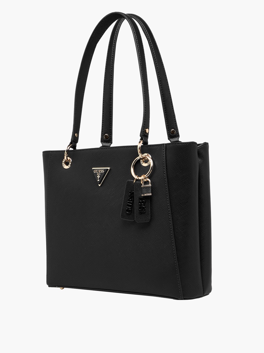 Noelle Noel Textured Tote Bag with Double Handle