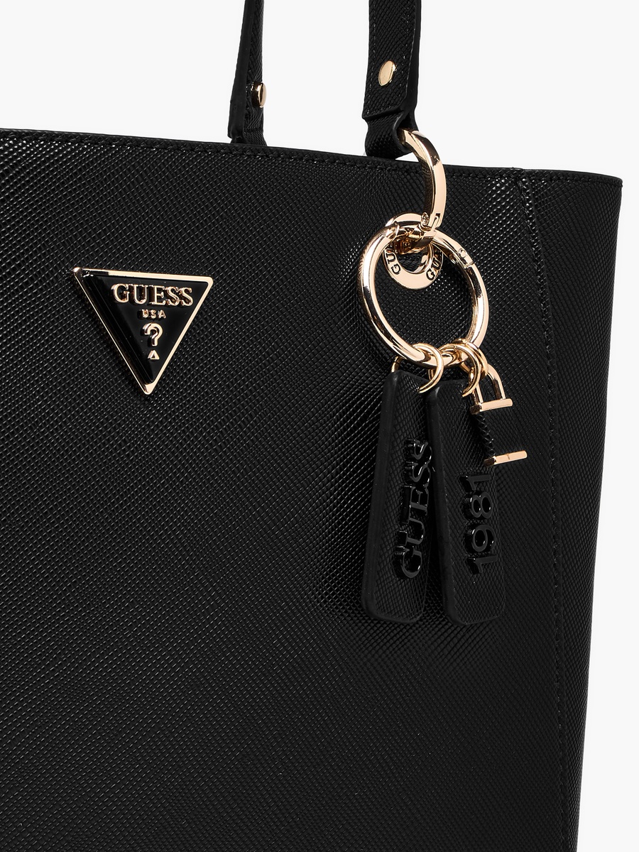 Noelle Noel Textured Tote Bag with Double Handle