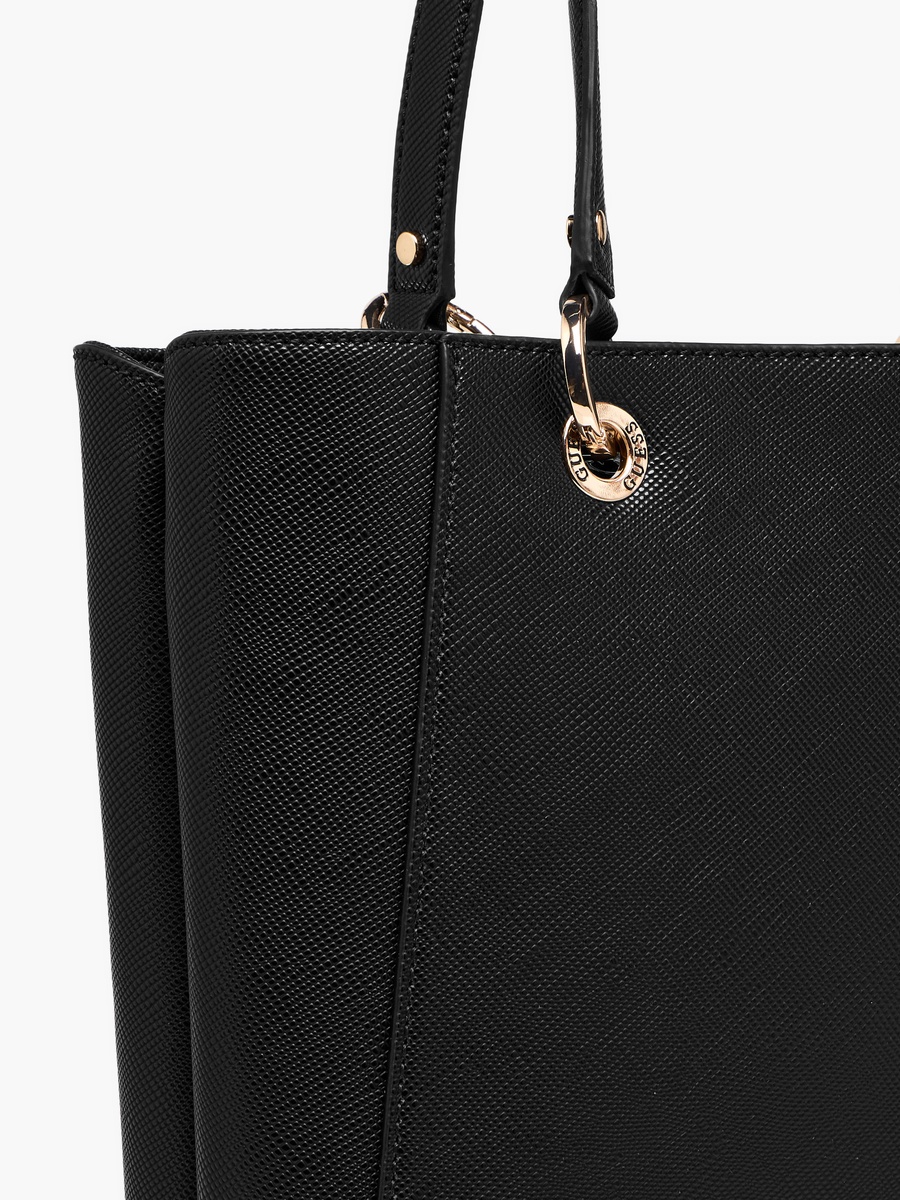 Noelle Noel Textured Tote Bag with Double Handle