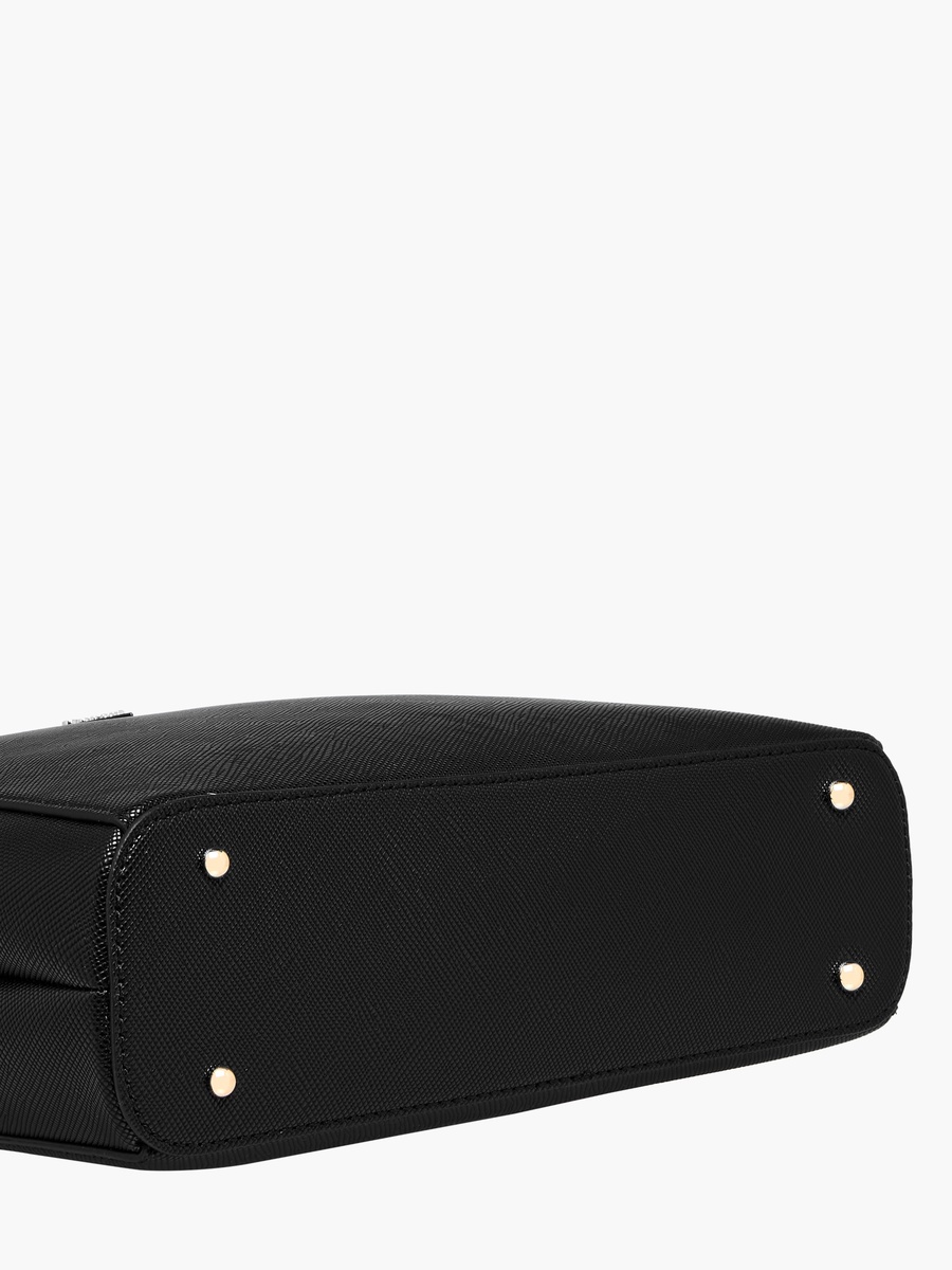 Noelle Noel Textured Tote Bag with Double Handle