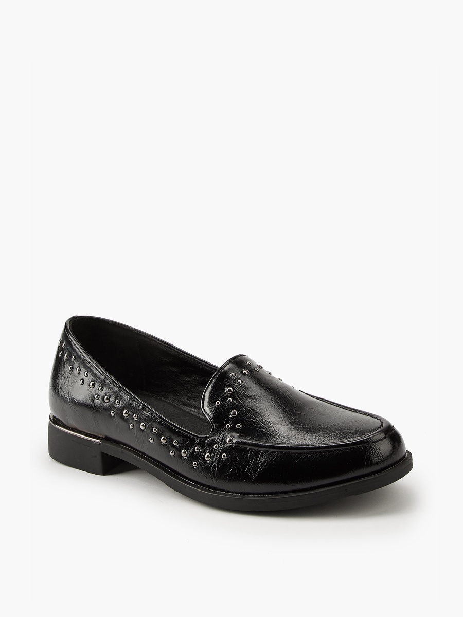 Stud Embellished Slip-On Loafers