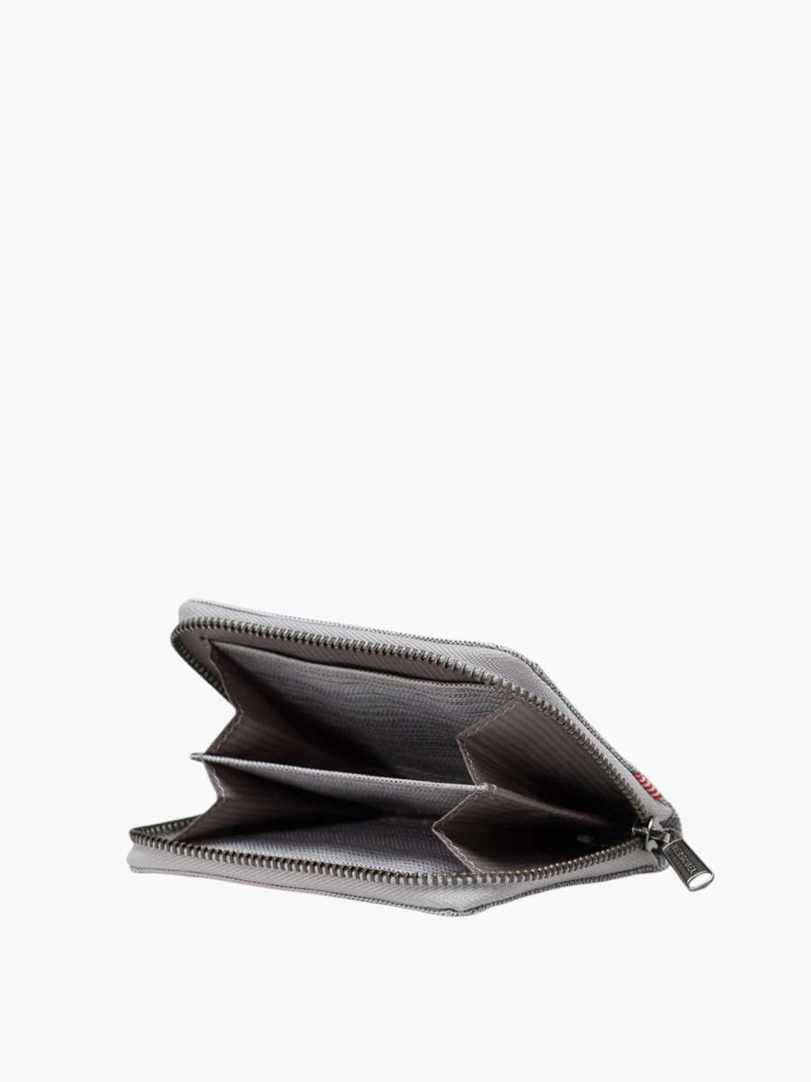 Textured Zip Around Wallet