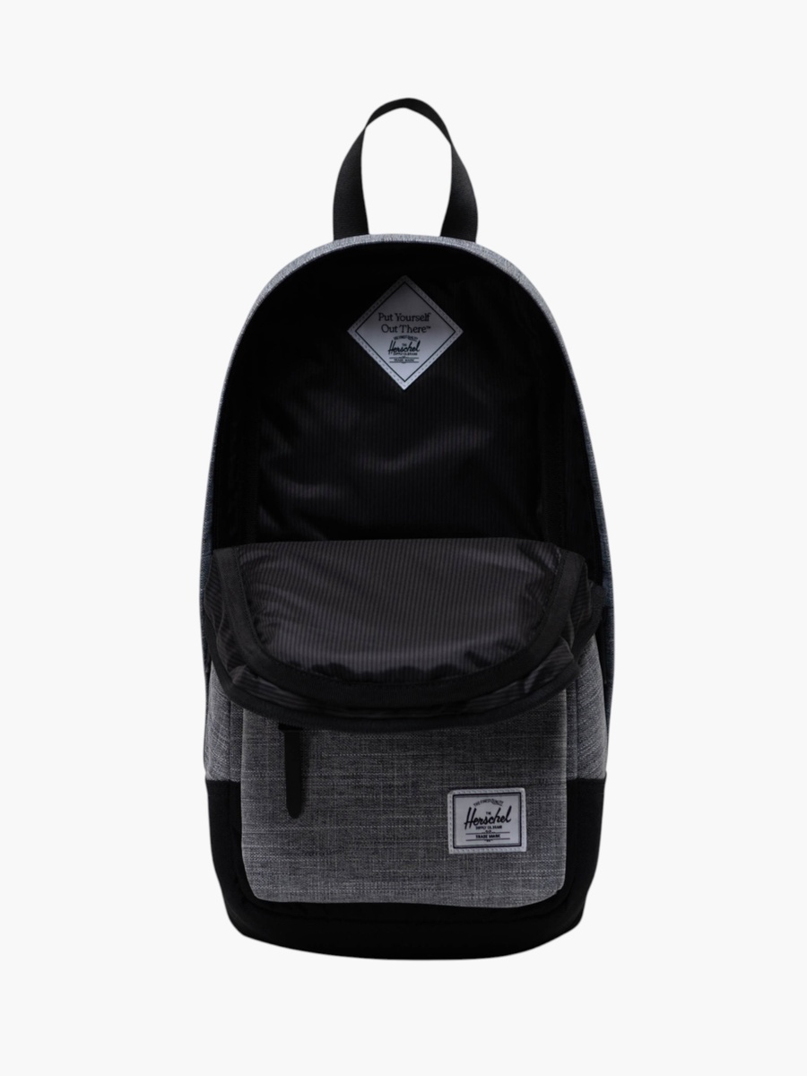 Solid Backpack with Adjustable Straps and Zip Closure - 39x19x15 cm