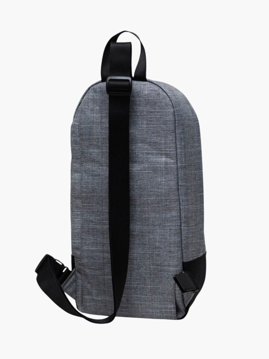 Solid Backpack with Adjustable Straps and Zip Closure - 39x19x15 cm