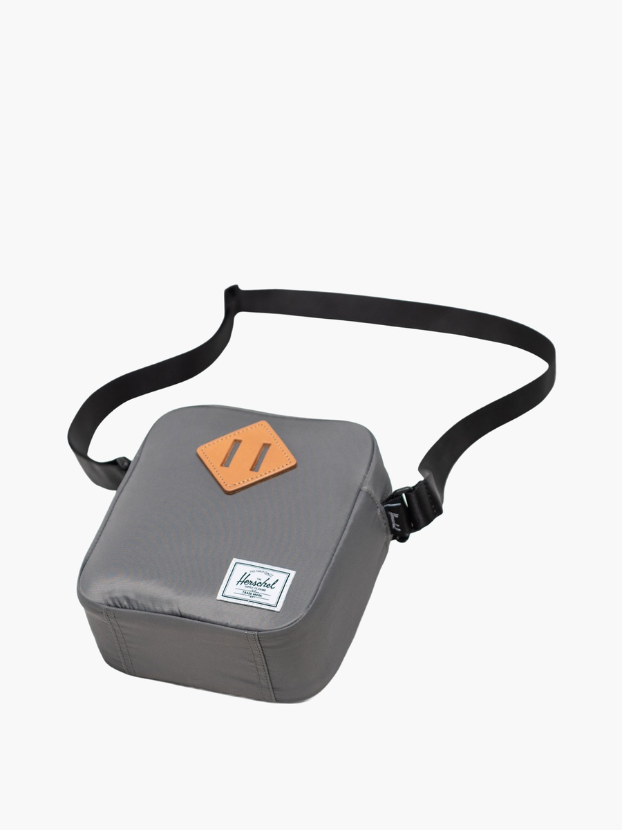 Solid Crossbody Bag with Adjustable Strap and Zip Closure