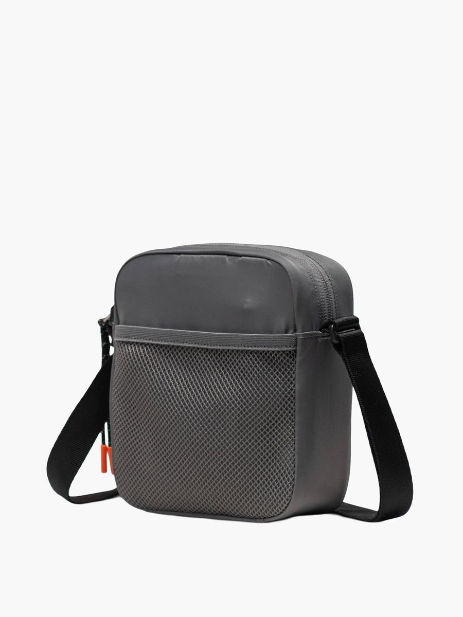 Solid Crossbody Bag with Adjustable Strap and Zip Closure