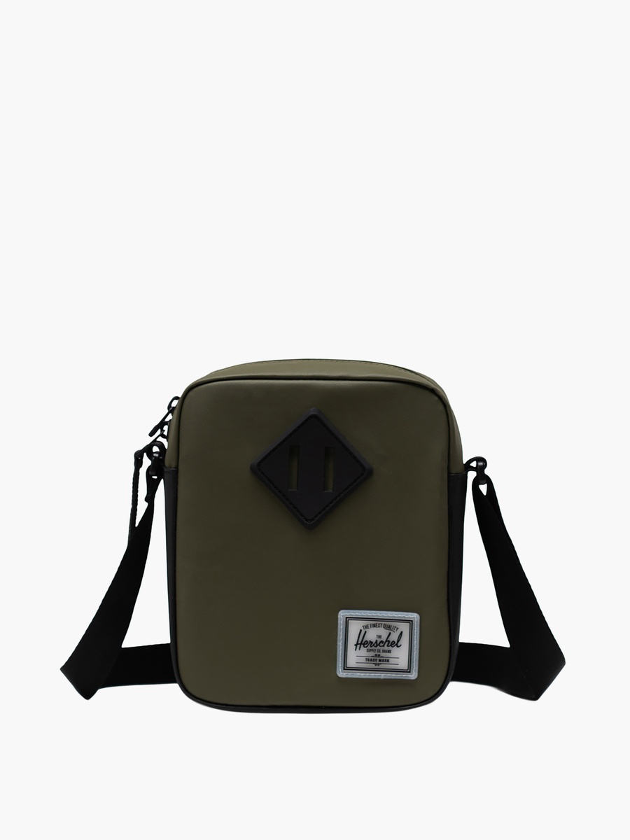 Solid Crossbody Bag with Adjustable Strap