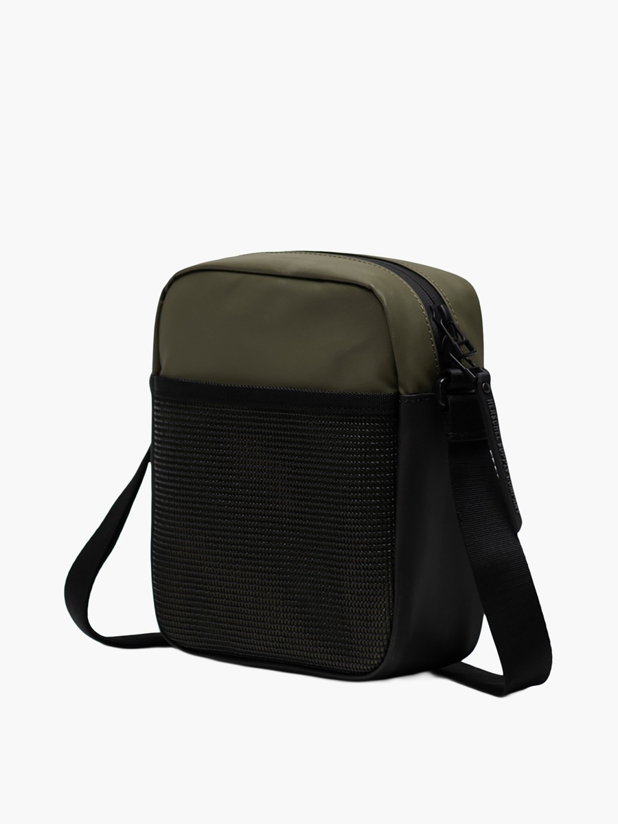 Solid Crossbody Bag with Adjustable Strap