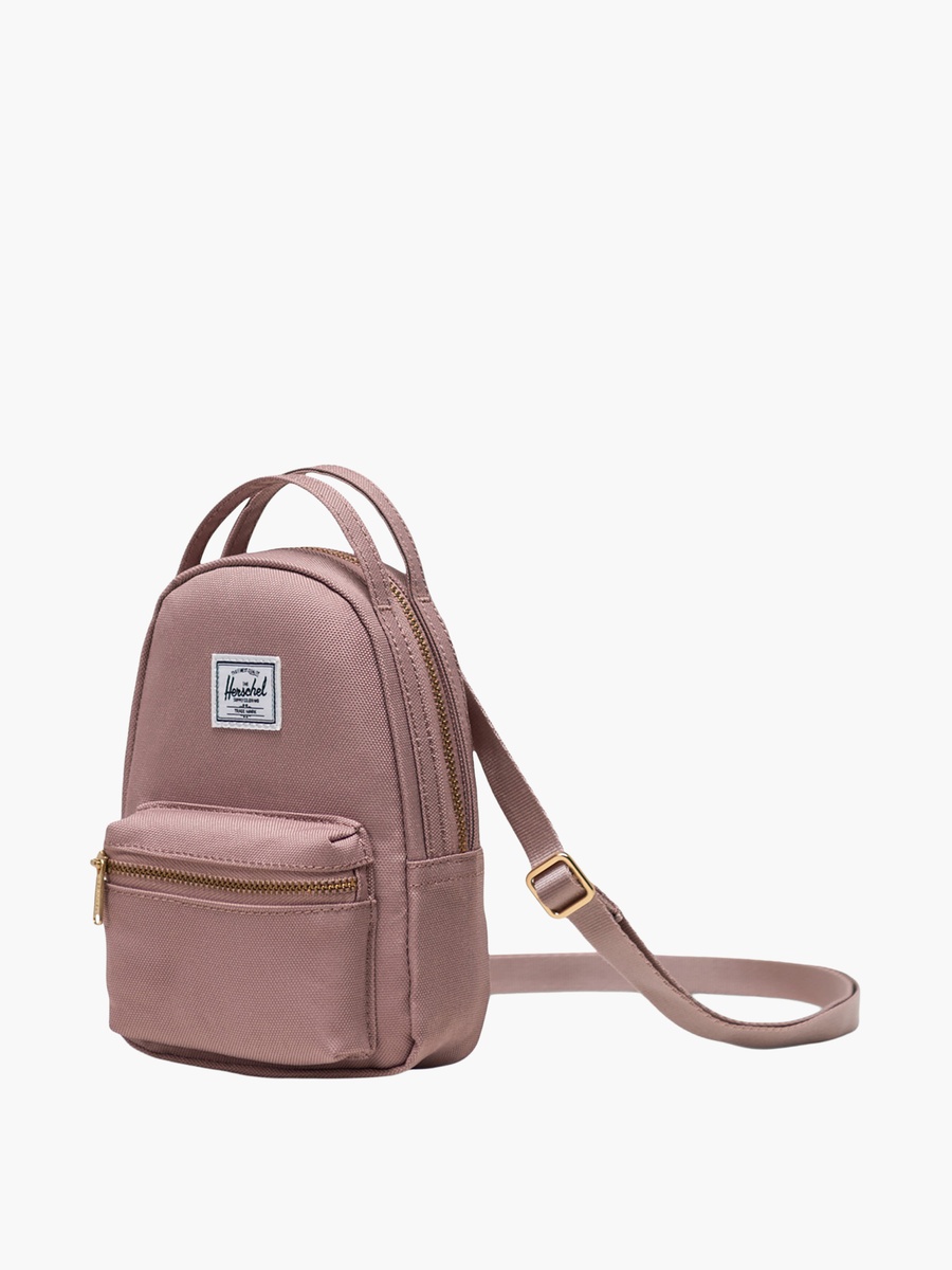 Solid Crossbody Bag with Adjustable Strap