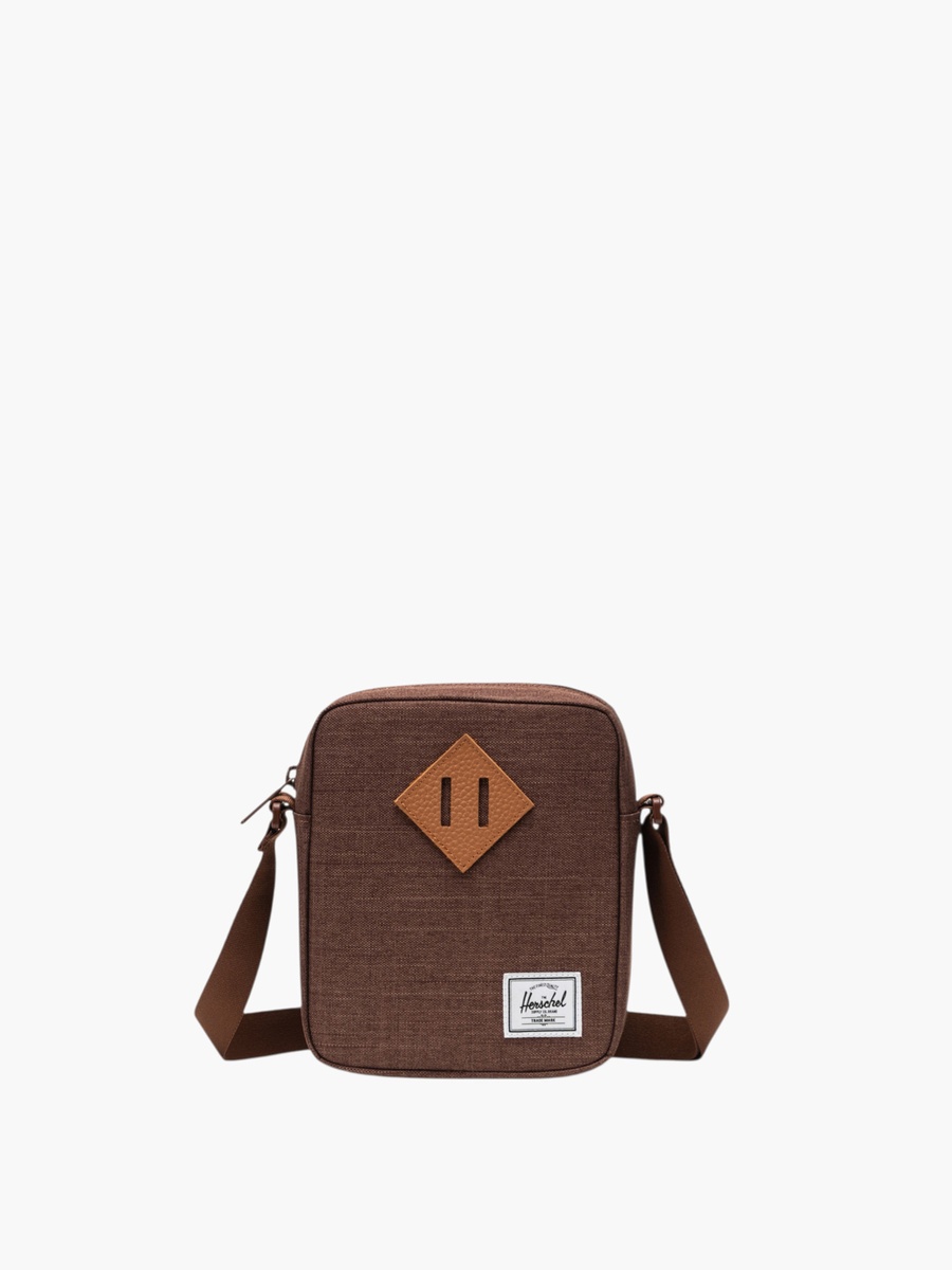 Solid Crossbody Bag with Adjustable Strap