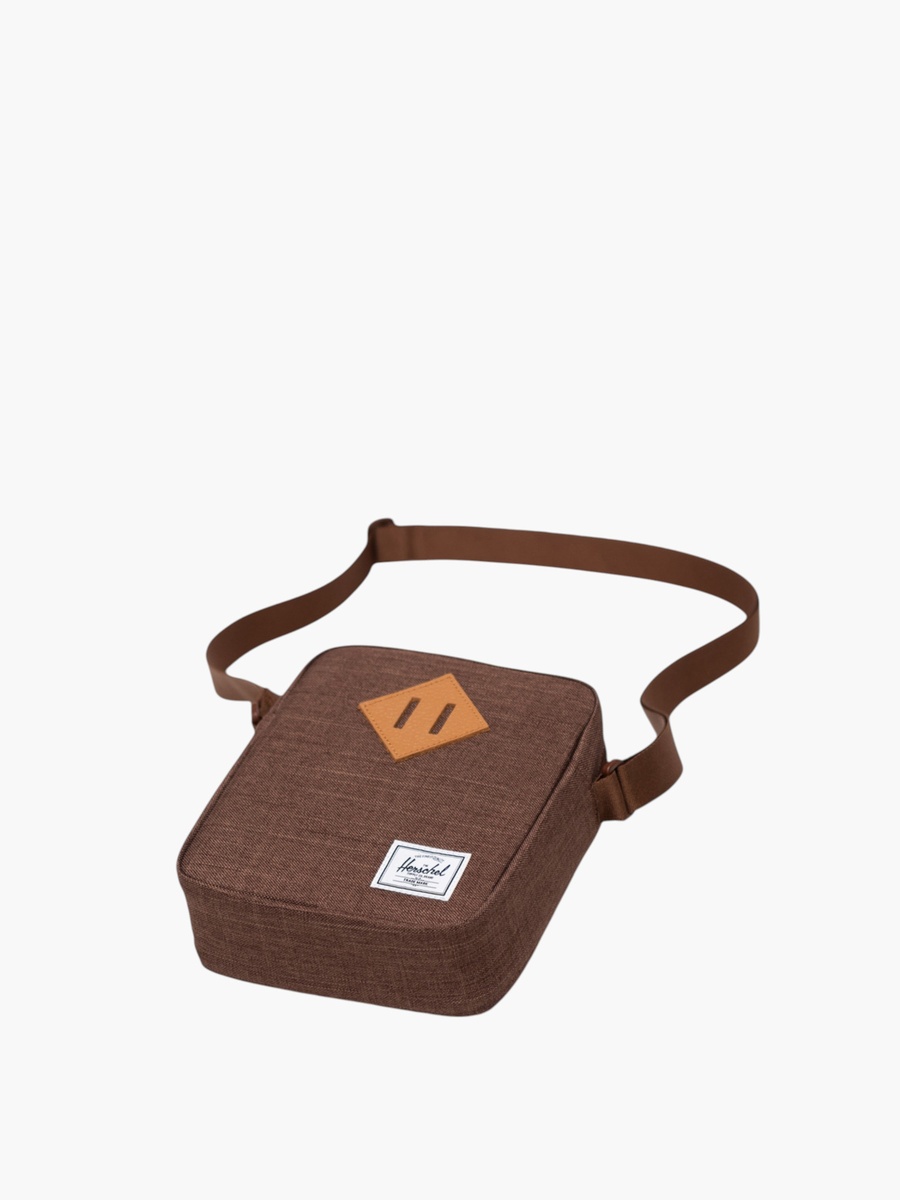Solid Crossbody Bag with Adjustable Strap