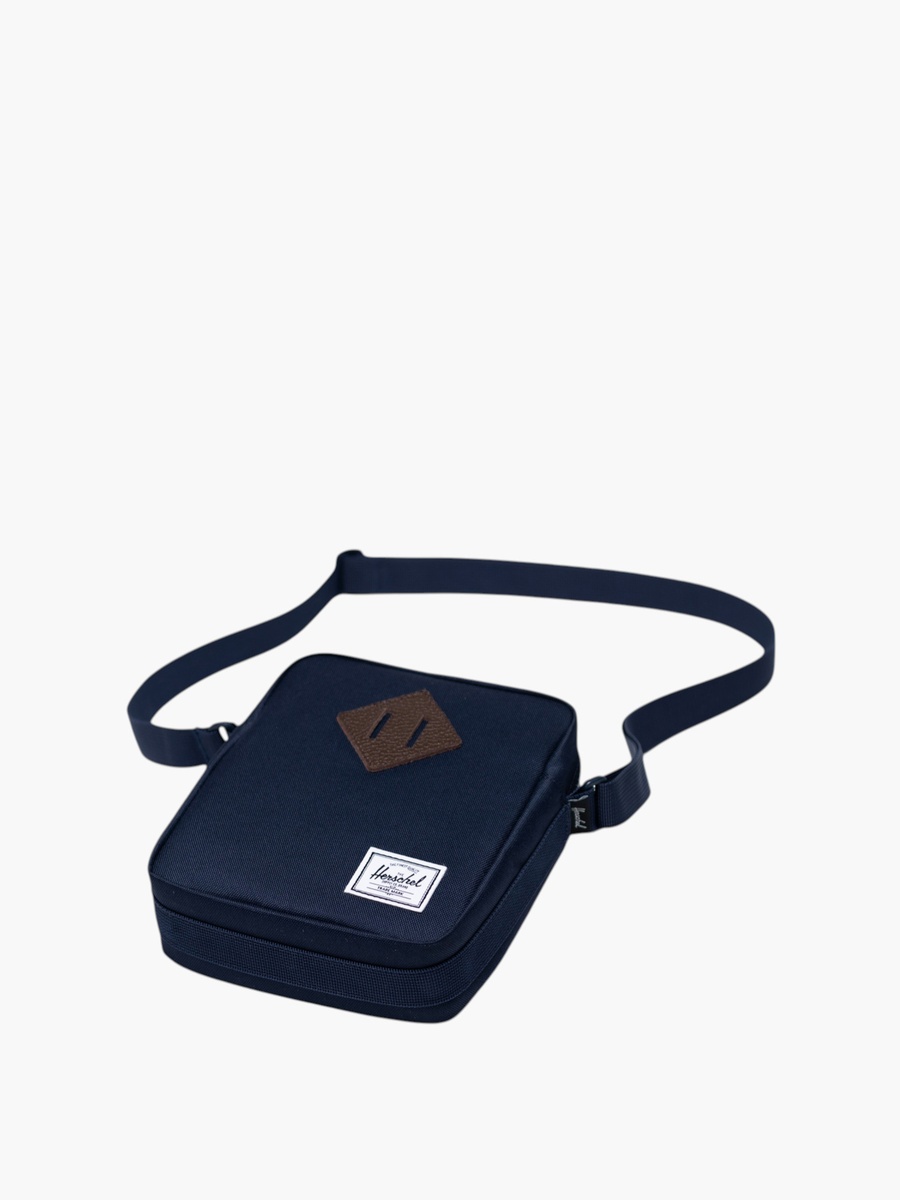 Solid Crossbody Bag with Adjustable Strap