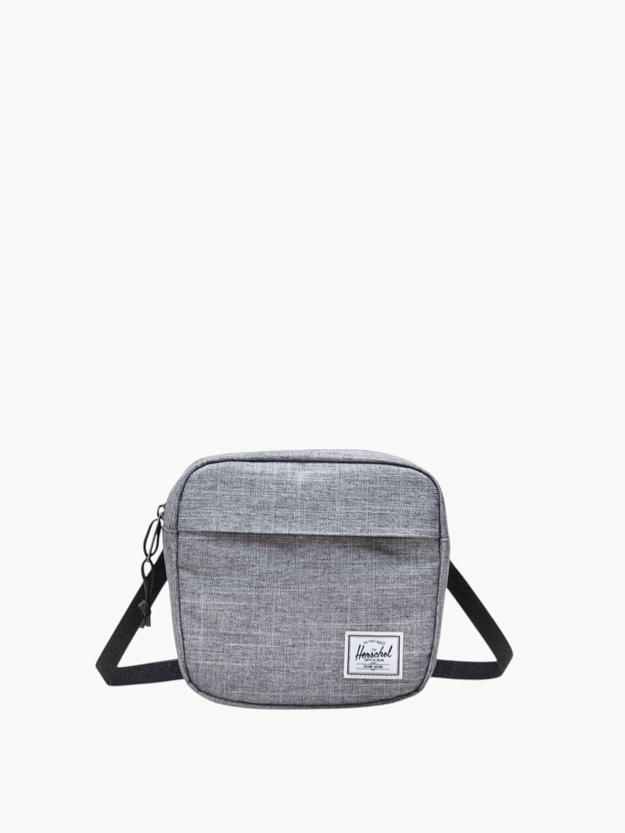 Solid Crossbody Bag with Adjustable Strap
