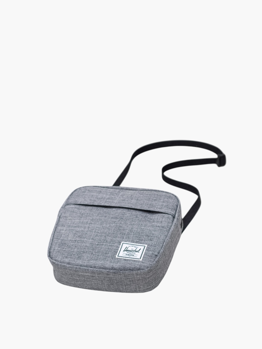 Solid Crossbody Bag with Adjustable Strap