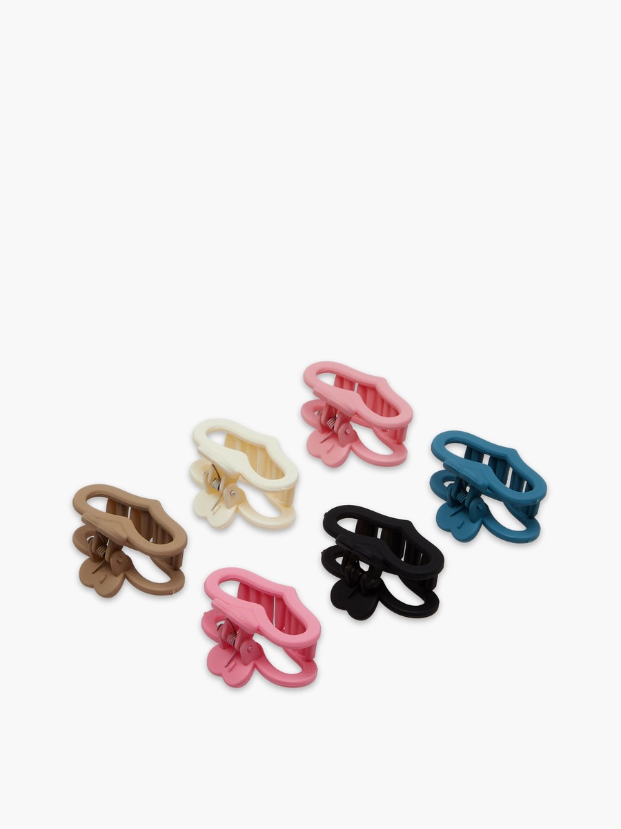 Solid Hair Clamp - Set of 6