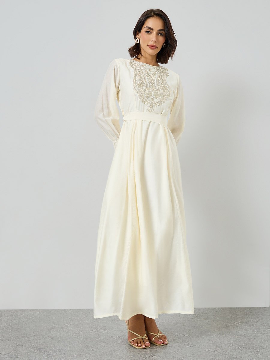 cream embellished maxi dress Crystal Beige Maxi Dress Embellished Dress Maxi Dress for Red Carpet Shiny Dress for Holiday Sparkle Wedding Dress