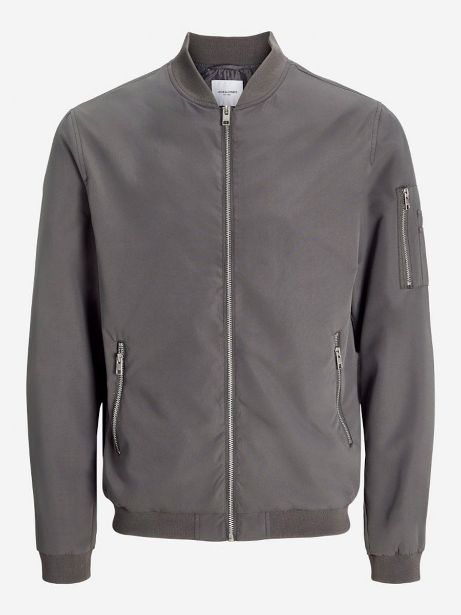 JJERUSH Collared Bomber Jacket