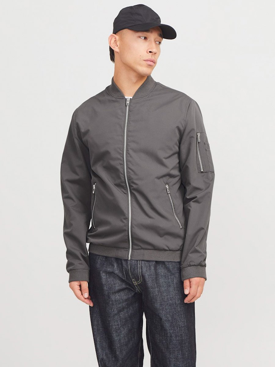 JJERUSH Collared Bomber Jacket