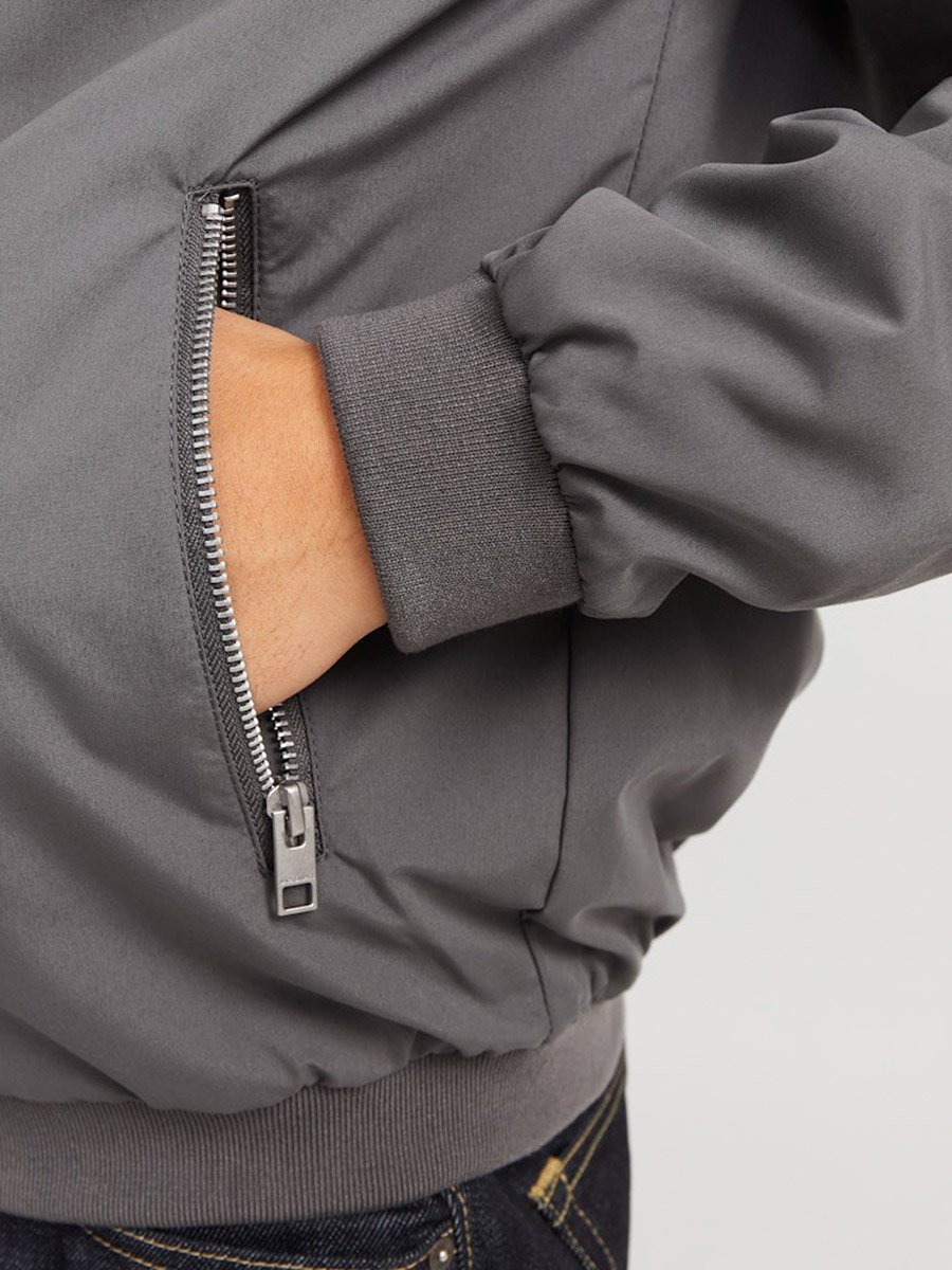 JJERUSH Collared Bomber Jacket