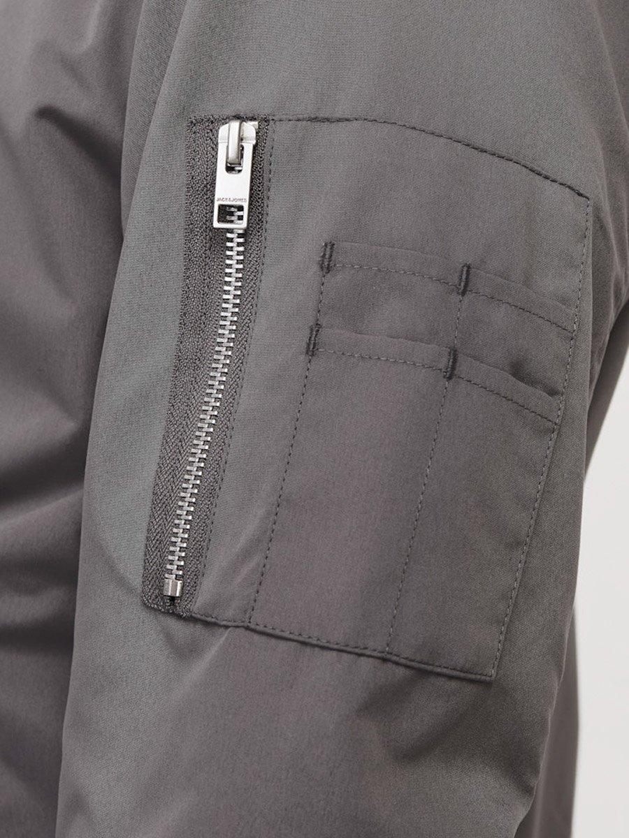 JJERUSH Collared Bomber Jacket