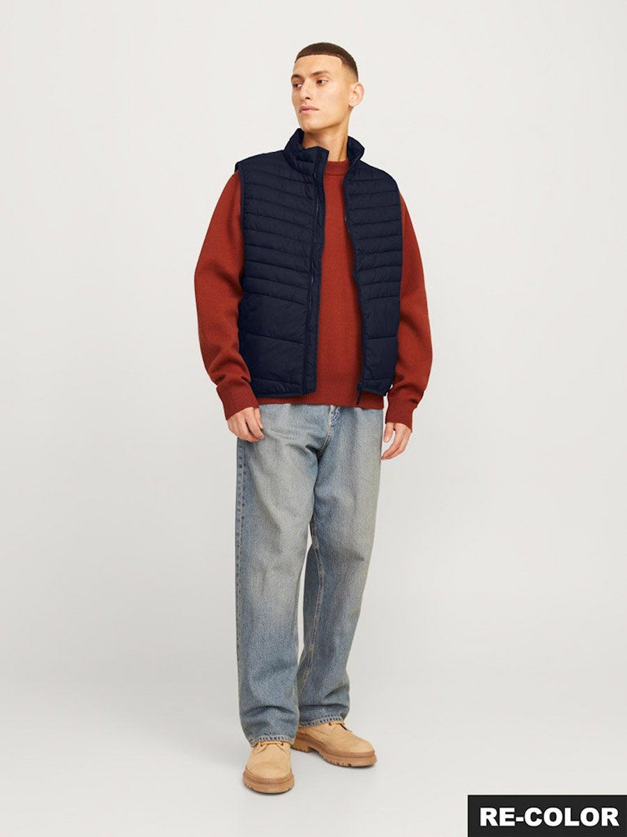 JJESTATE Collared Zip-Up Bodywarmer