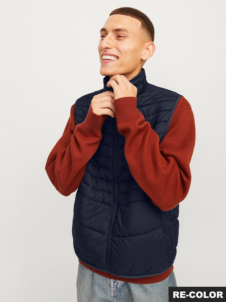 JJESTATE Collared Zip-Up Bodywarmer