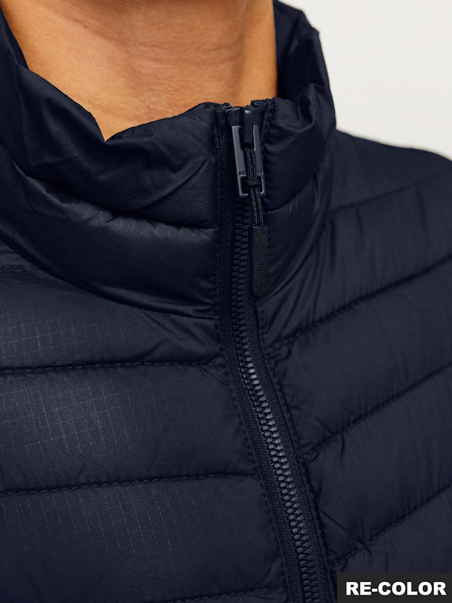 JJESTATE Collared Zip-Up Bodywarmer