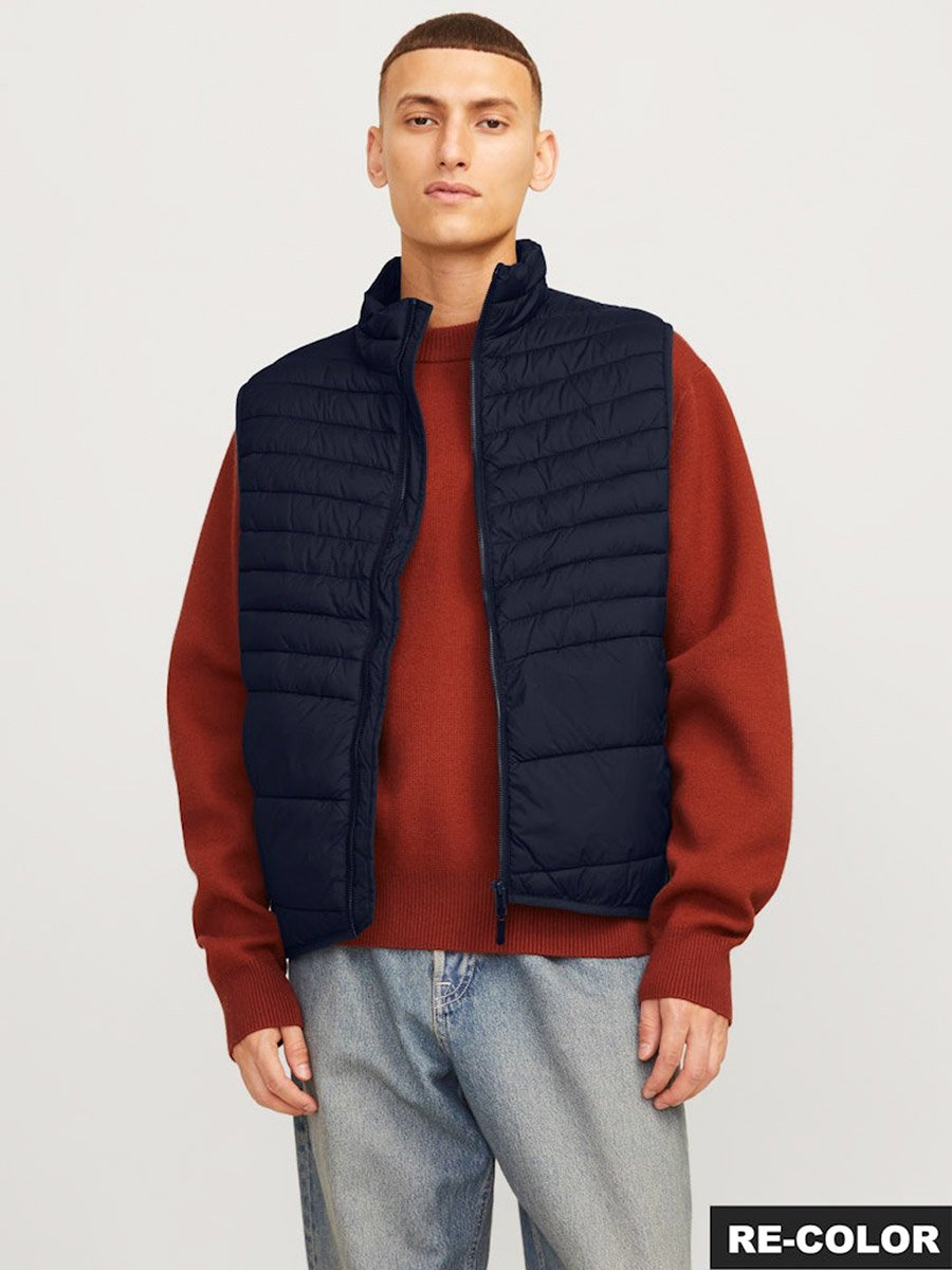 JJESTATE Collared Zip-Up Bodywarmer