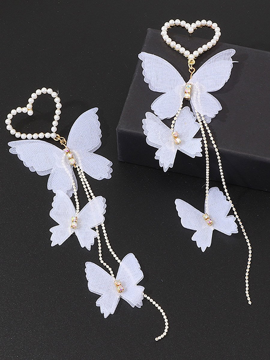 Butterfly Tassel Earrings