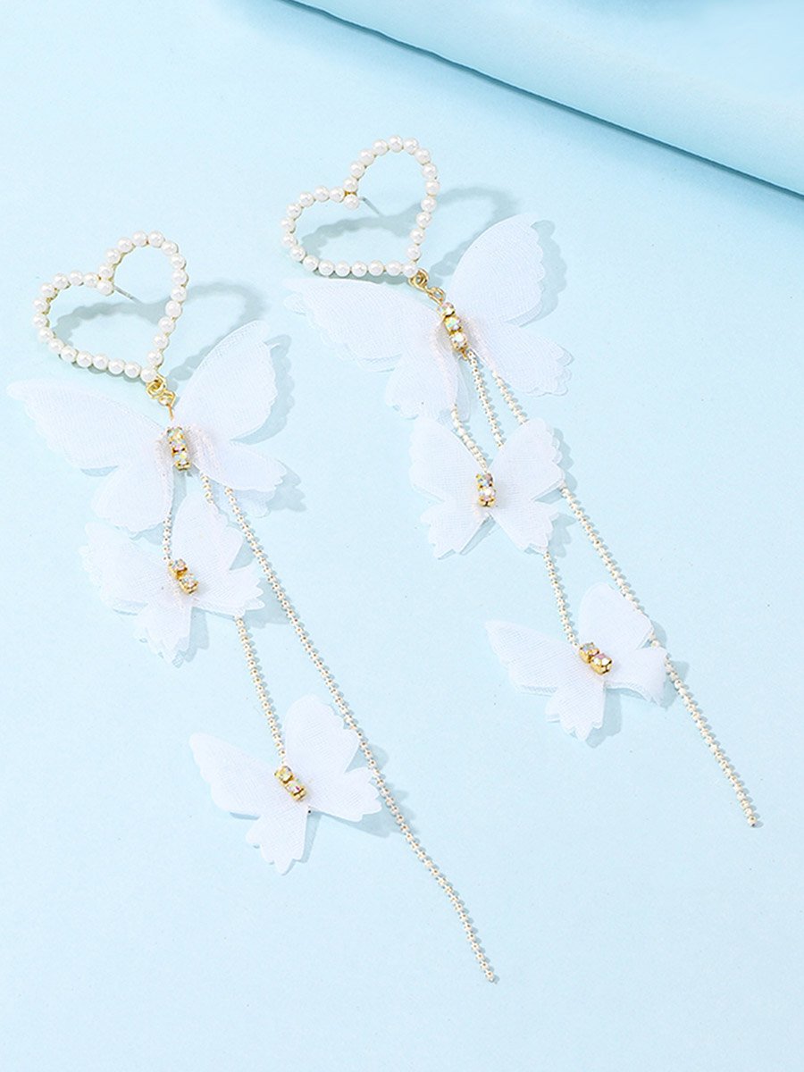 Butterfly Tassel Earrings