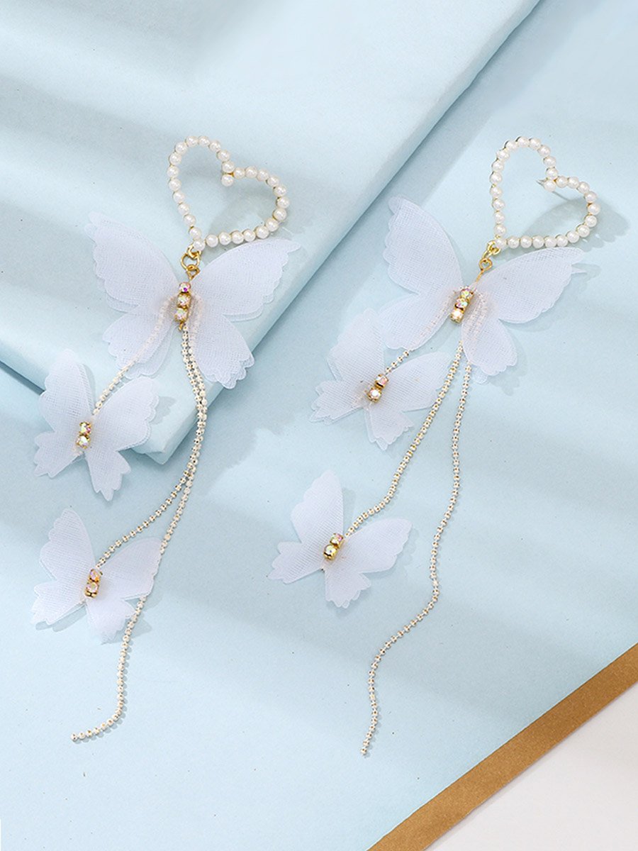 Butterfly Tassel Earrings