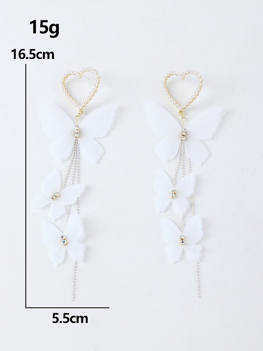 Butterfly Tassel Earrings